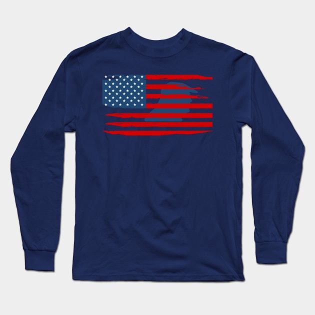 Impeach Trump, Hate Trump Long Sleeve T-Shirt by Top Art